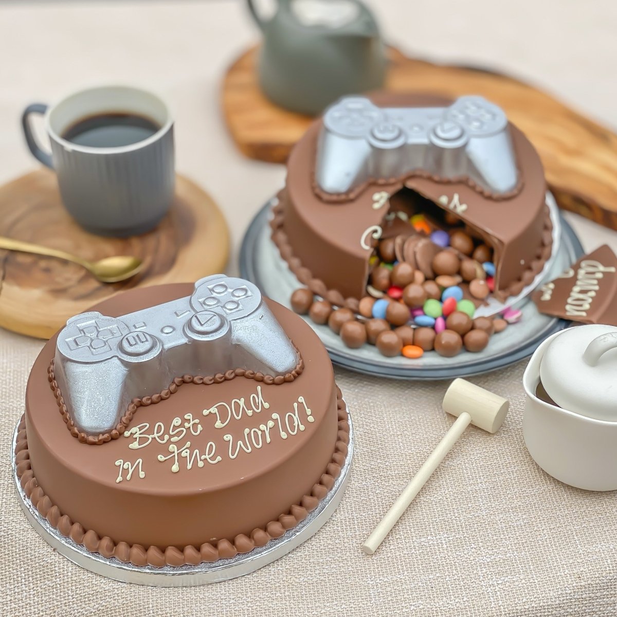 Personalised Gamers Smash Cake