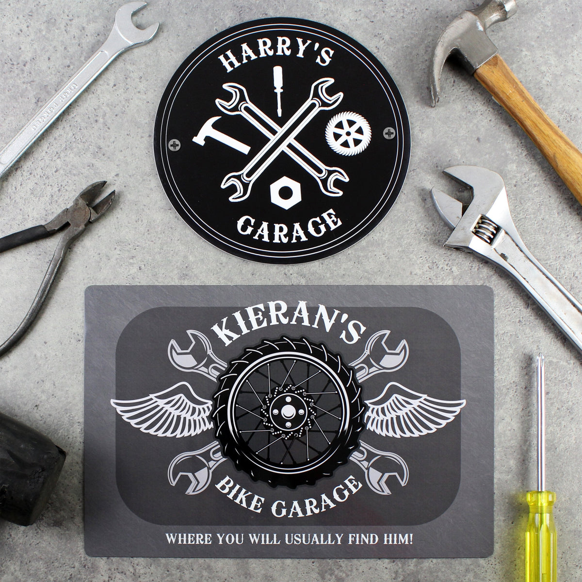 Personalised Garage Metal Sign