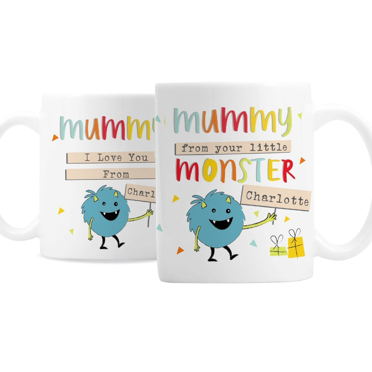 Personalised Little Monster Mug