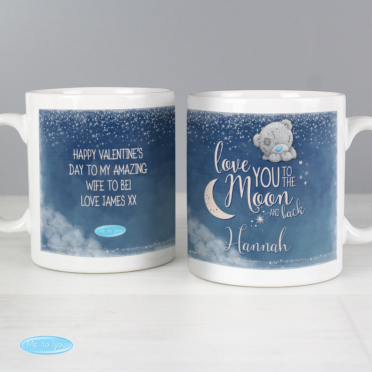 Personalised Me To You 'Love You To The Moon And Back' Mug