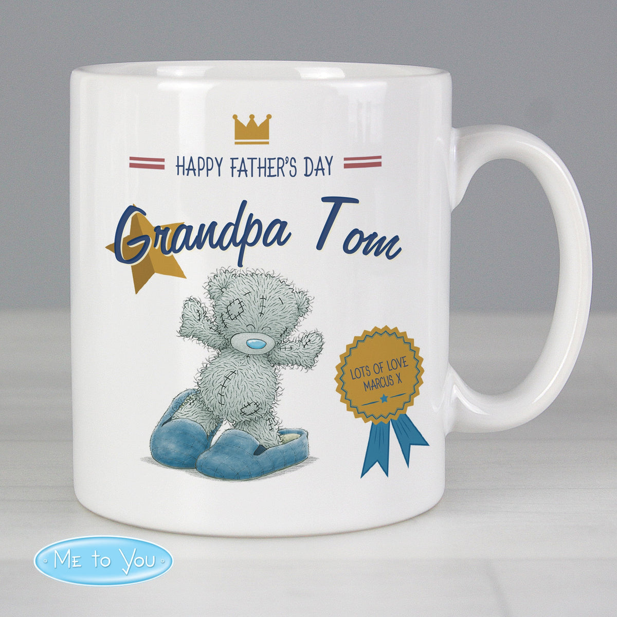Personalised Me To You Slippers Mug