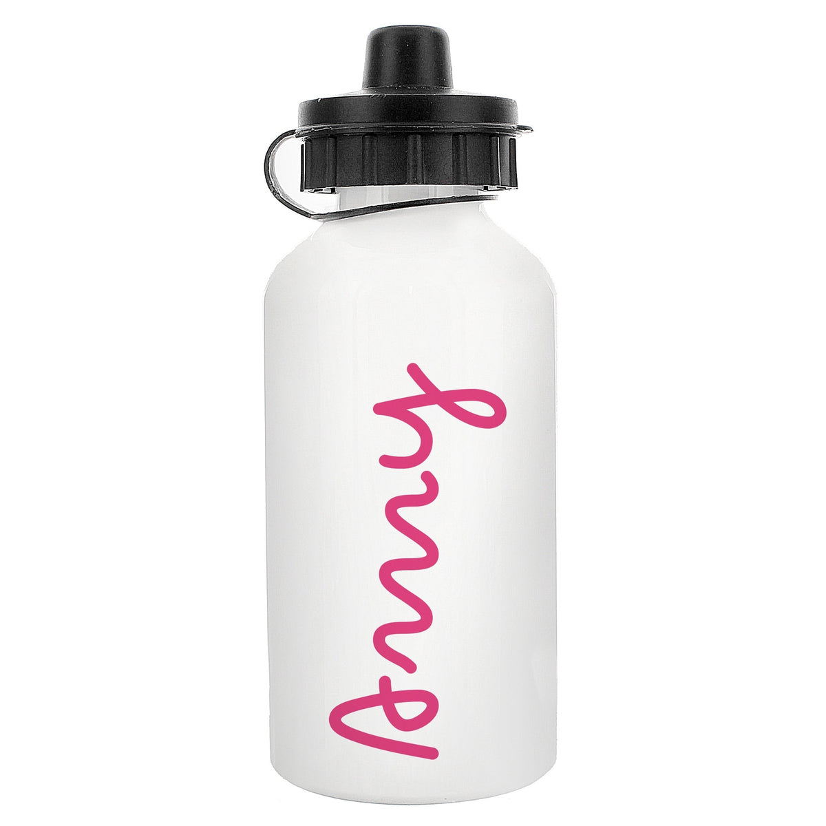 Personalised Pink Name Island Drinks Bottle
