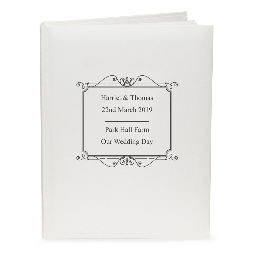 Personalised Silver Traditional Photo Album
