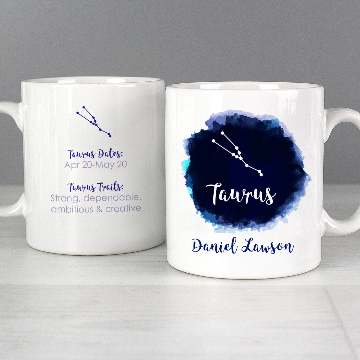 Personalised Taurus Zodiac Star Sign Mug (April 20th - May 20th)