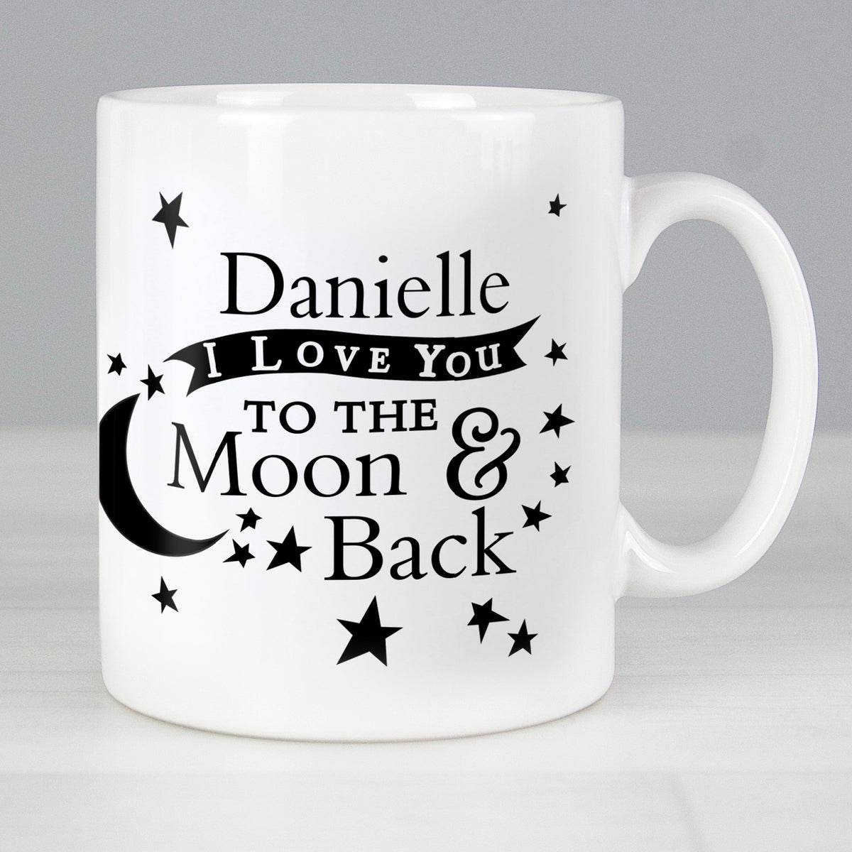 Personalised To The Moon And Back Mug
