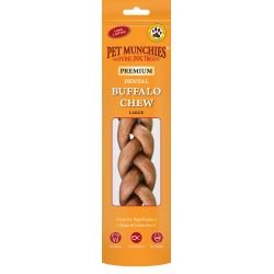 Pet Munchies Buffalo Dental Chew Large 125g