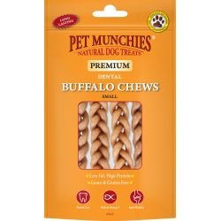 Pet Munchies Buffalo Dental Chew (small 4 pack) 90g