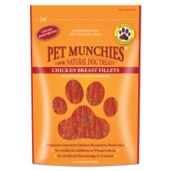 Pet Munchies Chicken Breast Fillets 90g