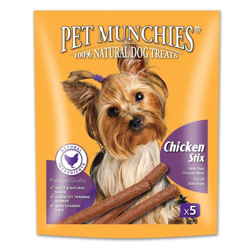 Pet Munchies Chicken Stix Dog Treats 50g - Case of 10