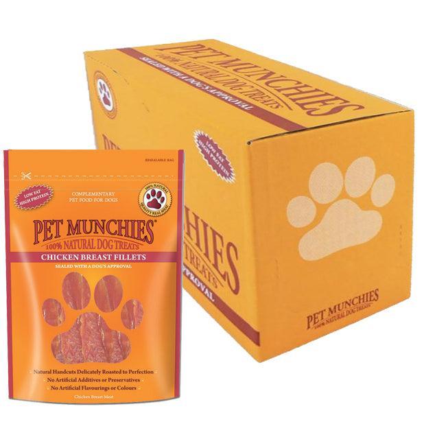 Pet Munchies Chicken Breast Fillets 100g - Case of 8