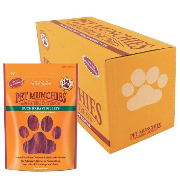 Pet Munchies Duck Fillet Dog Treats 80g - Case of 8