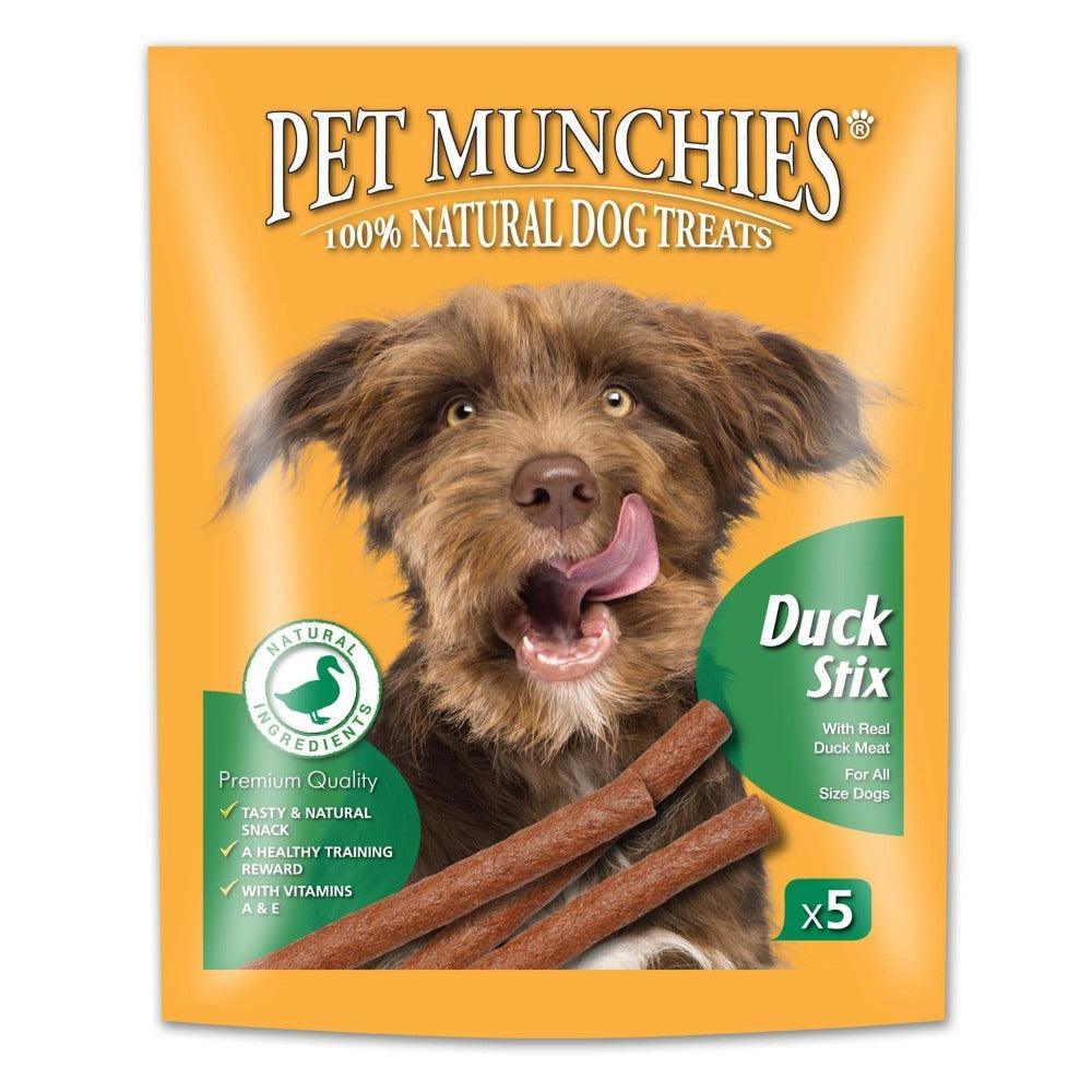 Pet Munchies Duck Stix Dog Treats 50g - Case of 10