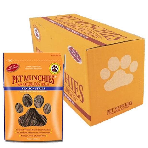 Pet Munchies Venison Strips 75g - Case of 8