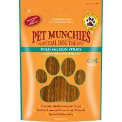 Pet Munchies Wild Salmon Strips 80g - Case of 8
