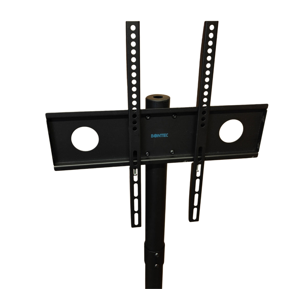 Mobile TV Stand on Wheels 23 to 60 Inch Height Adjustable Shelf BONTEC