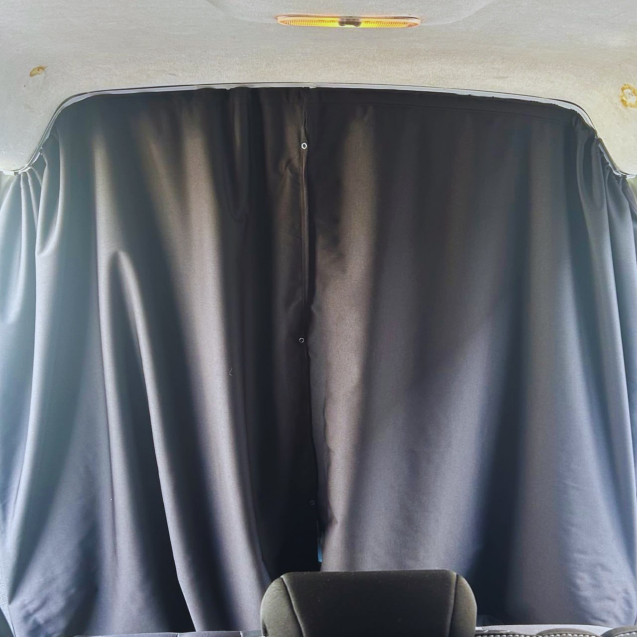 For Mercedes Vito Cab Divider Curtain Kit with Rail Premium Quality - Van-X