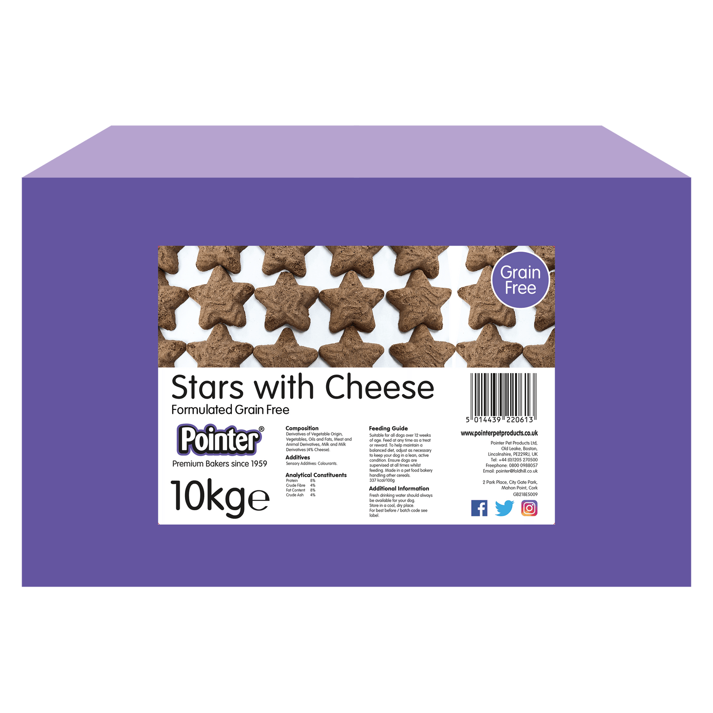 Pointer Stars with Cheese