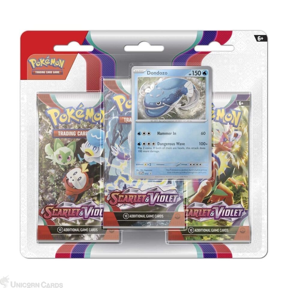 Pokémon scarlet and moon - 3 pack blister