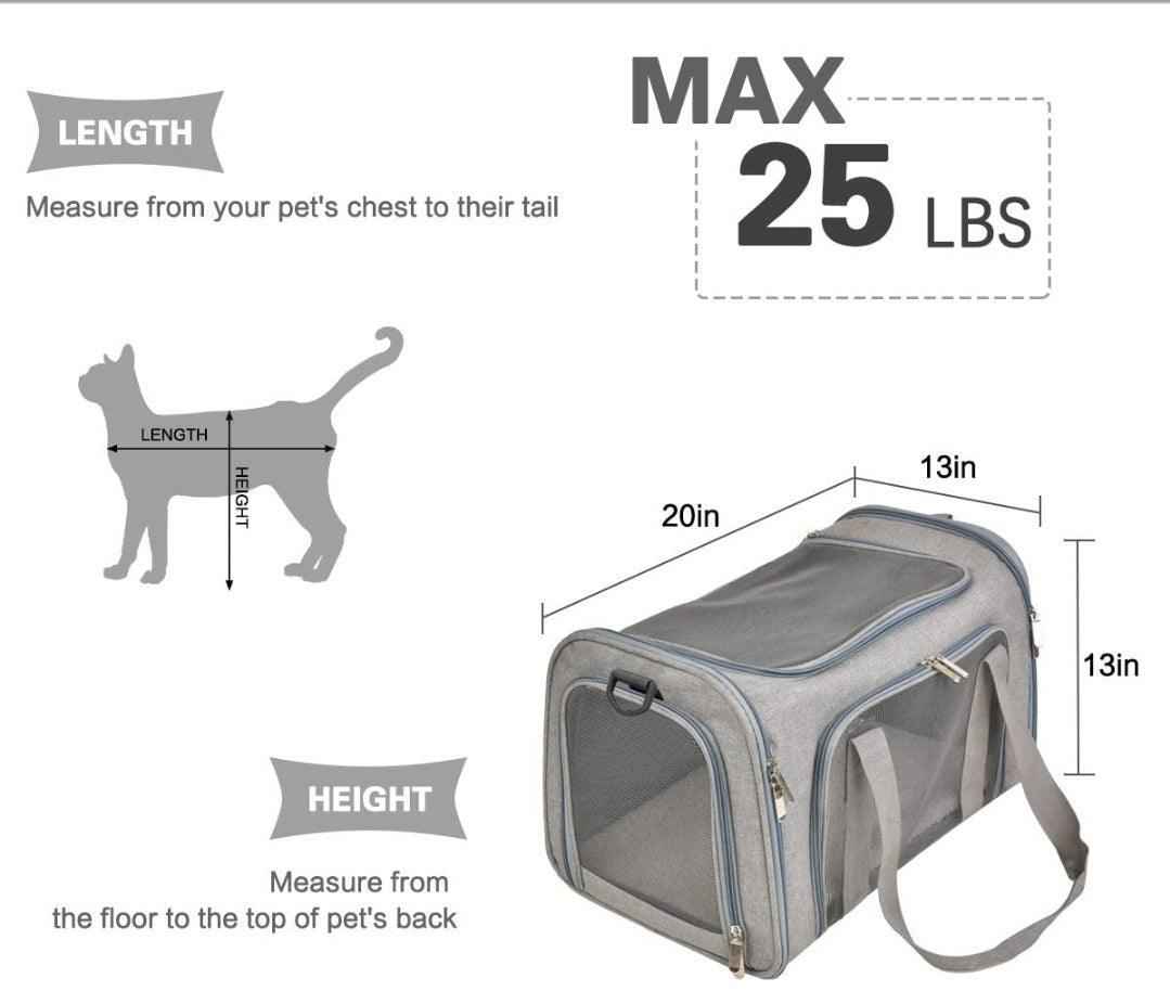 Portable Fabric Pet Carrier - Dog Shack UK