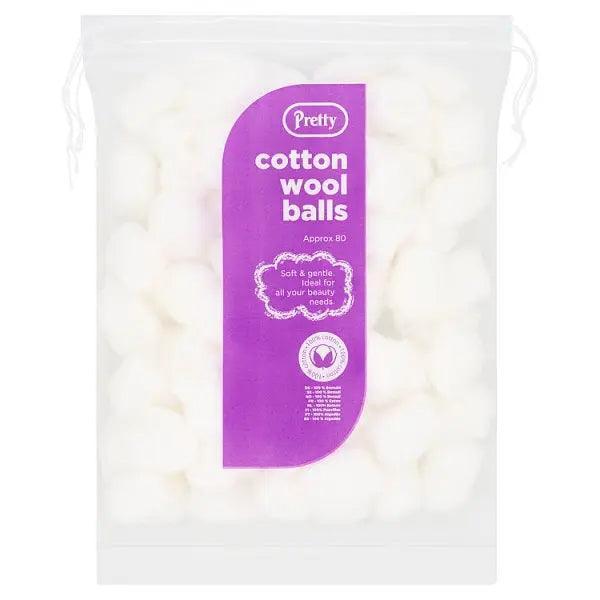Pretty Cotton Wool Balls 40g (Case of 12)