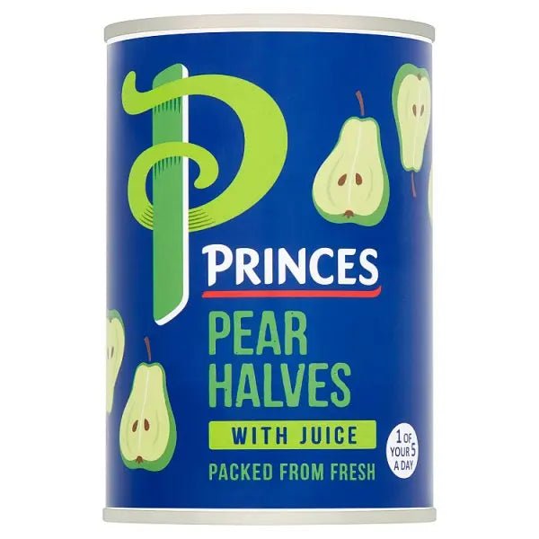 Princes Pear Halves with Juice 410g (Case of 6)