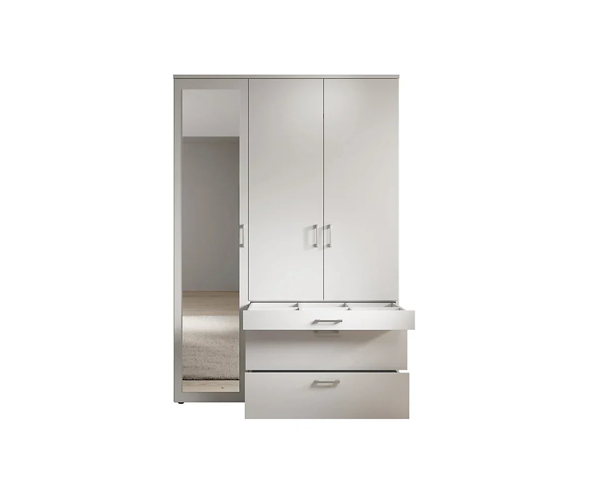 Vesala 3 Hinged Door Wardrobe with Mirror