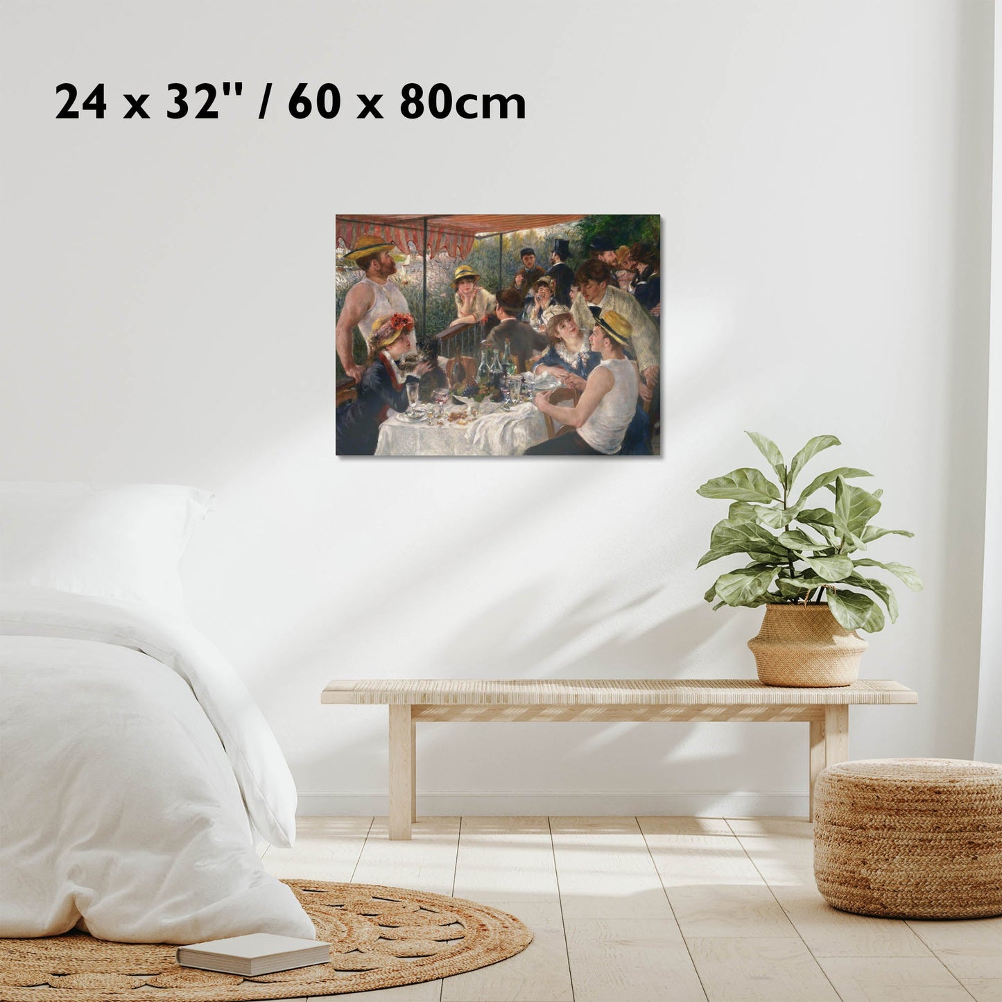 "Luncheon of the Boating Party" by Renoir on Acrylic, Canvas, Framed Prints, Framed Canvasor Print-only