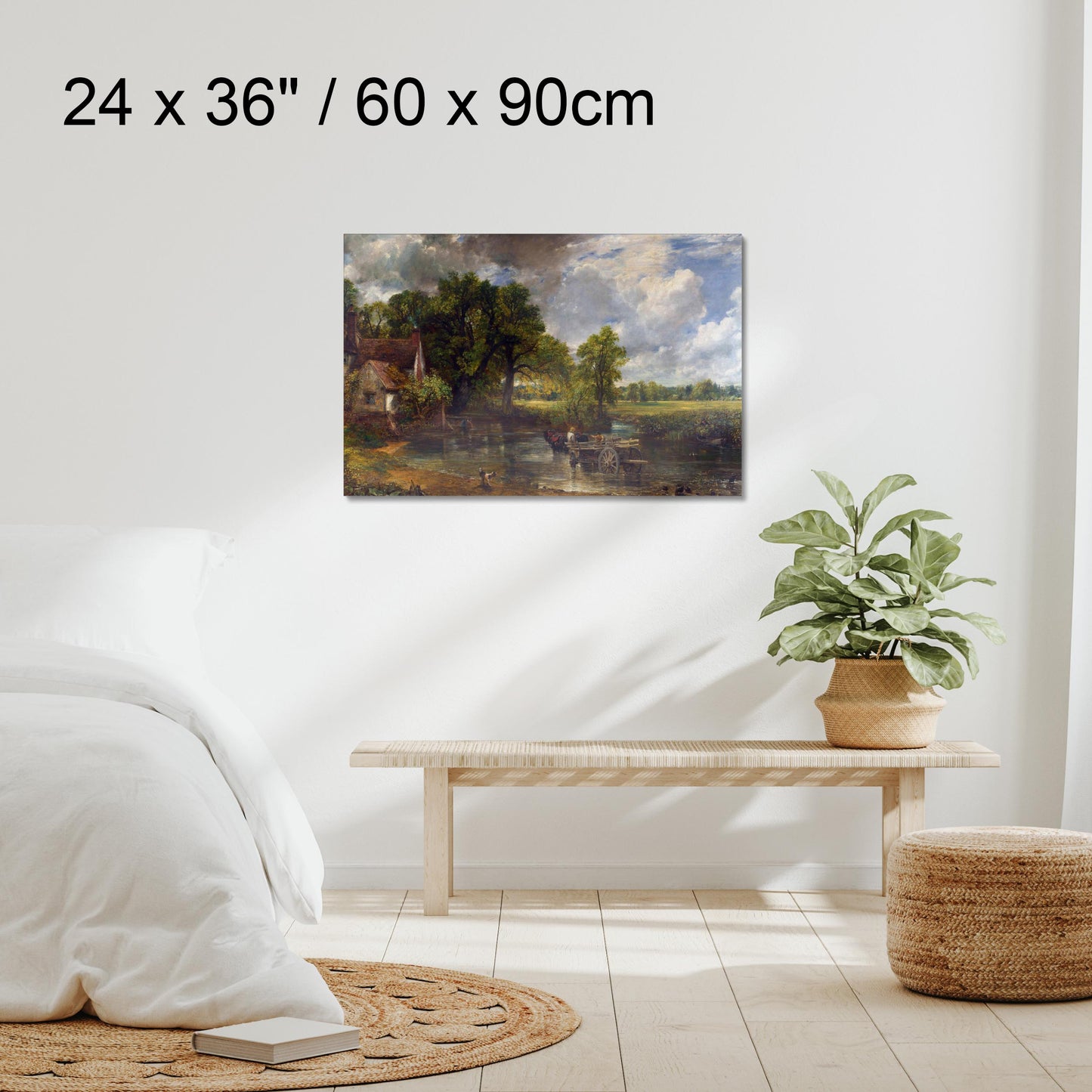 "The Hay Wain" by John Constable on Canvas, Framed Canvas, Acrylic, Framed Prints or Print-only