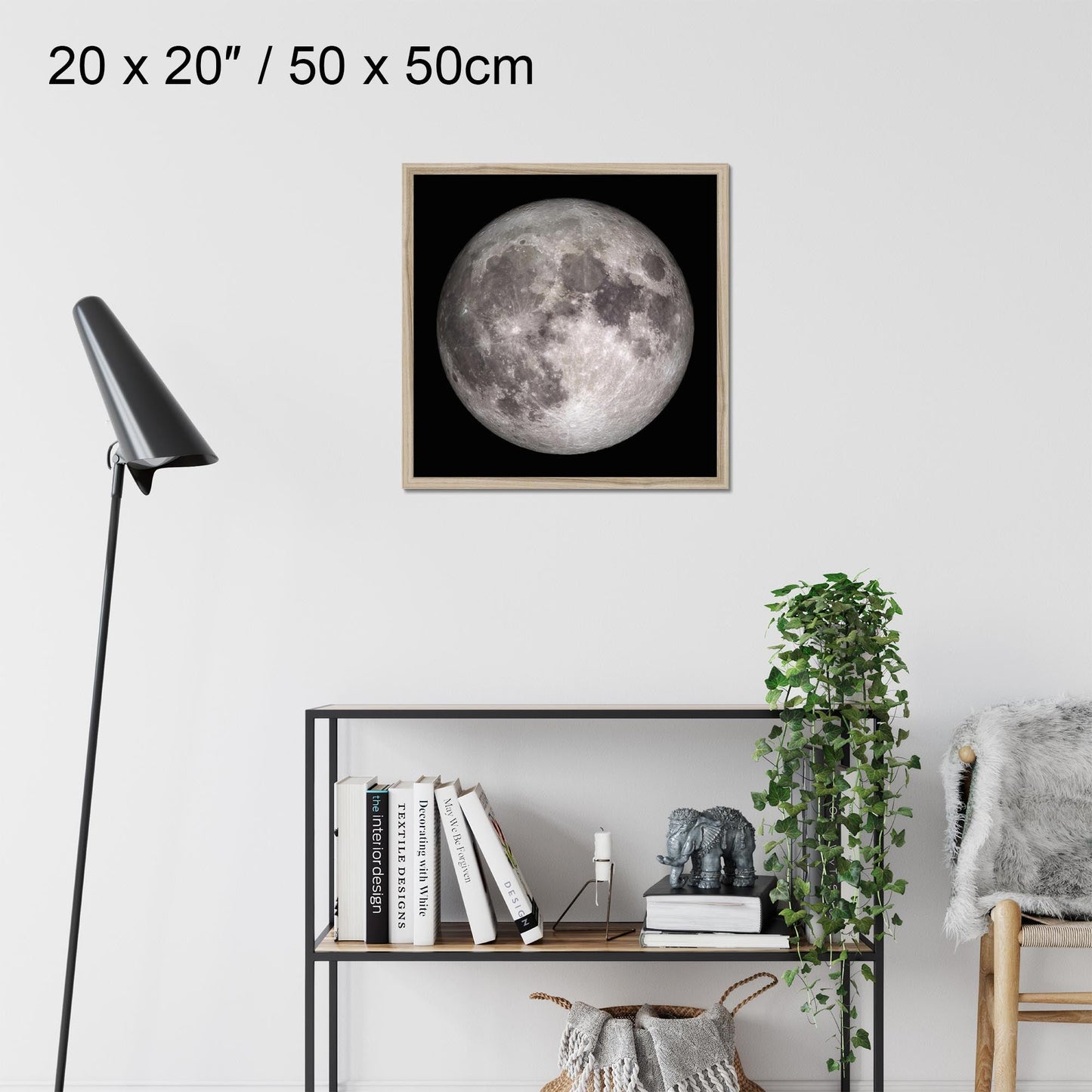 "The Moon" on Canvas, Framed Prints, Framed Canvas, Acrylic or Print-only