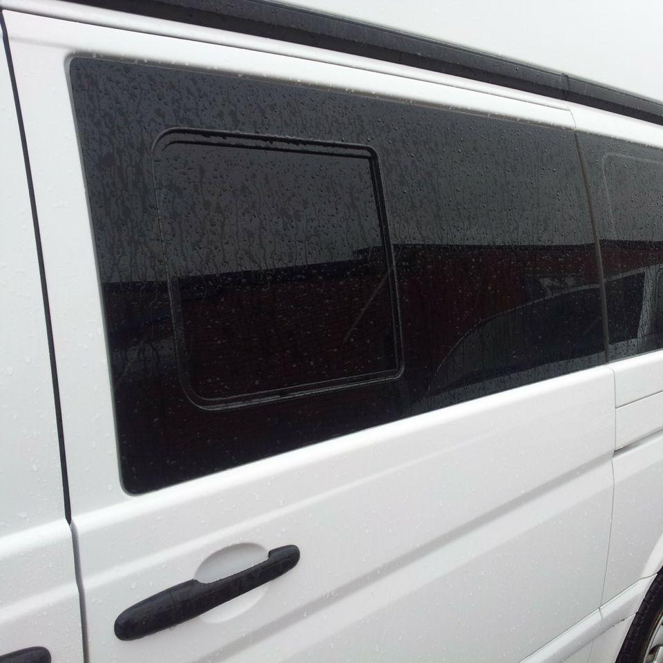 For Mercedes Vito Van Smoked Sliding Side Window Glass | Campervan Side Upgrade – Van-X