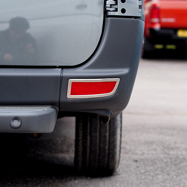 For VW Crafter Rear Bumper Reflector Trims | Premium Stainless Steel | Van-X