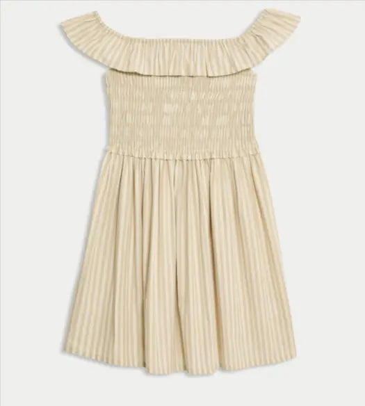 Pure Cotton Striped Dress (6-16 Yrs)