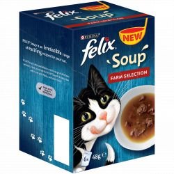 Purina Felix Soup Farm Selection 6 pack