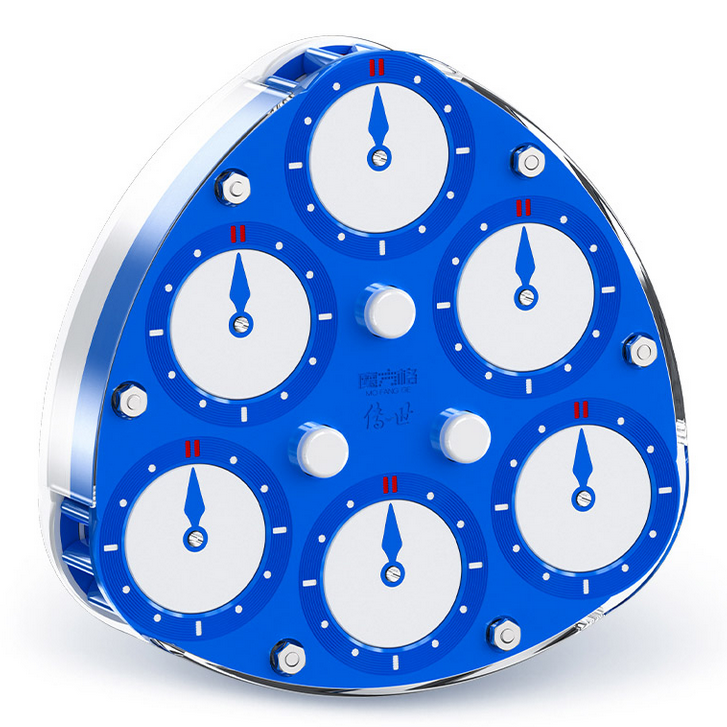 QiYi Triangle Clock Blue