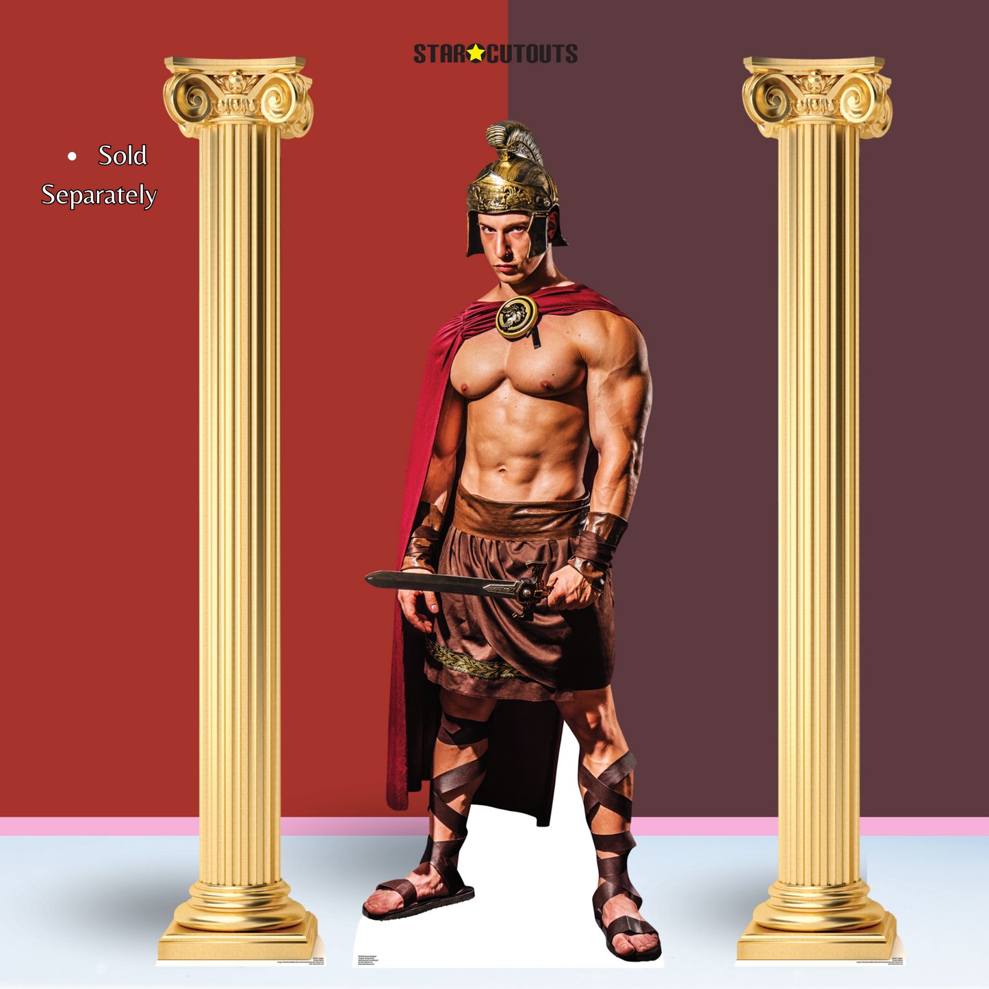 SC4530 Roman Gladiator Cardboard Cut Out Height 186cm