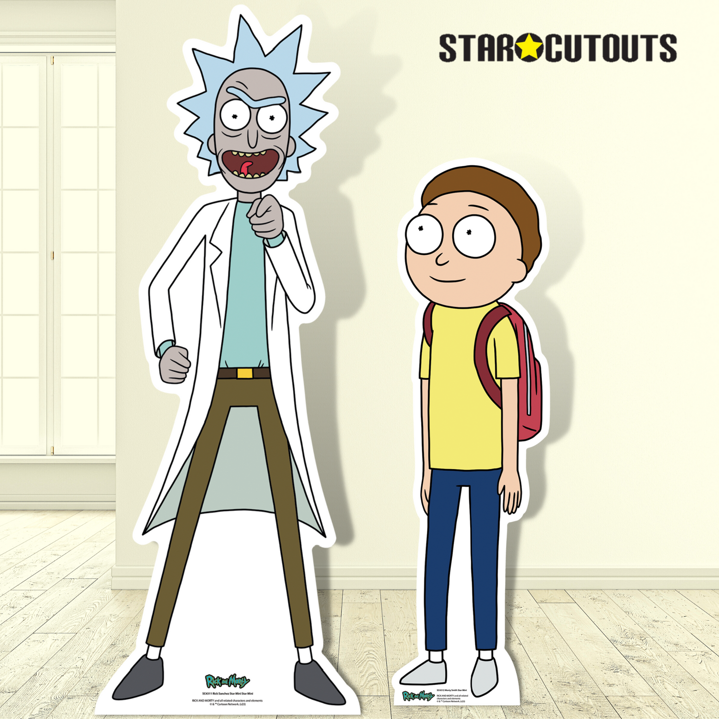 SC4312 Morty Smith Small - Rick and Morty Star Mini Cardboard Cut Out Height 92cm