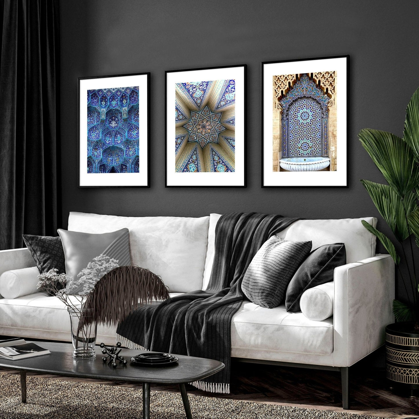 Ramadan decoration ideas | Set of 3 wall art prints