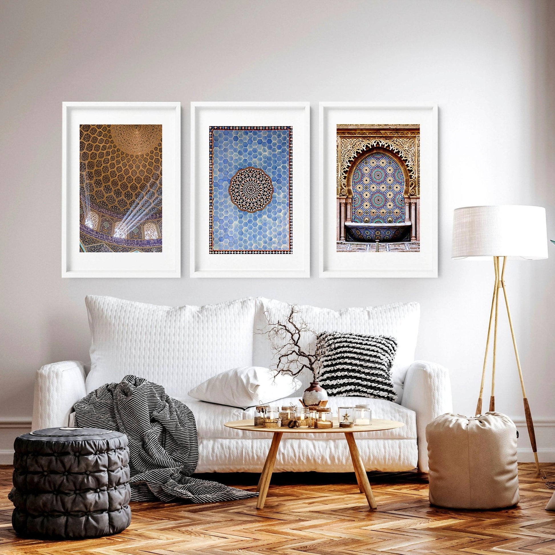 Protection dua decorations | set of 3 wall art prints