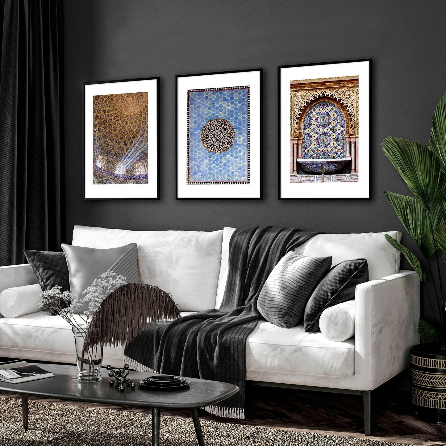 Protection dua decorations | set of 3 wall art prints