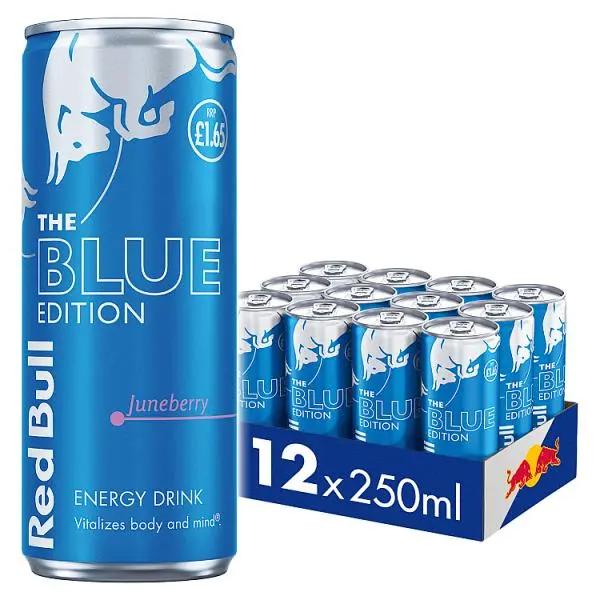 Red Bull Energy Drink Blue Edition 250ml (Case of 12)