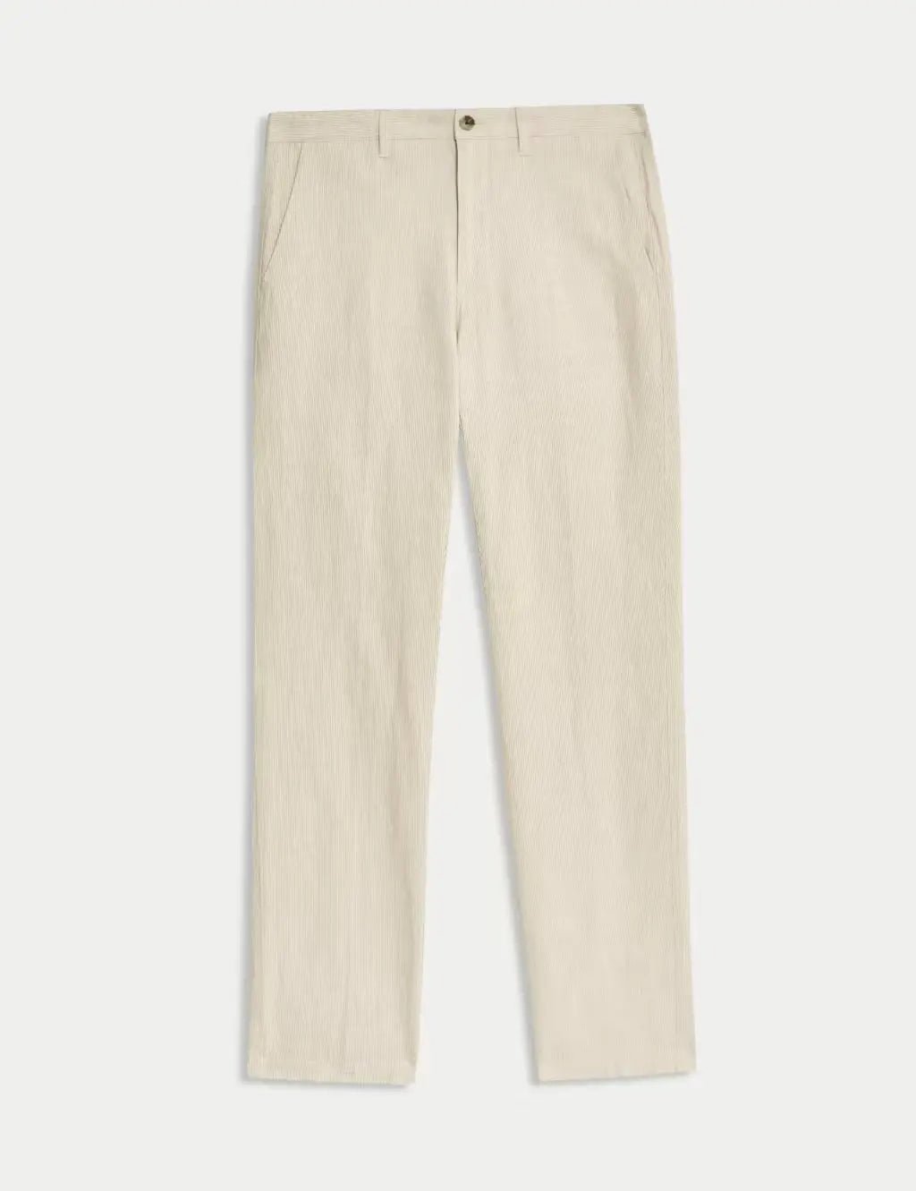 Regular Fit Cotton Linen Blend Chinos