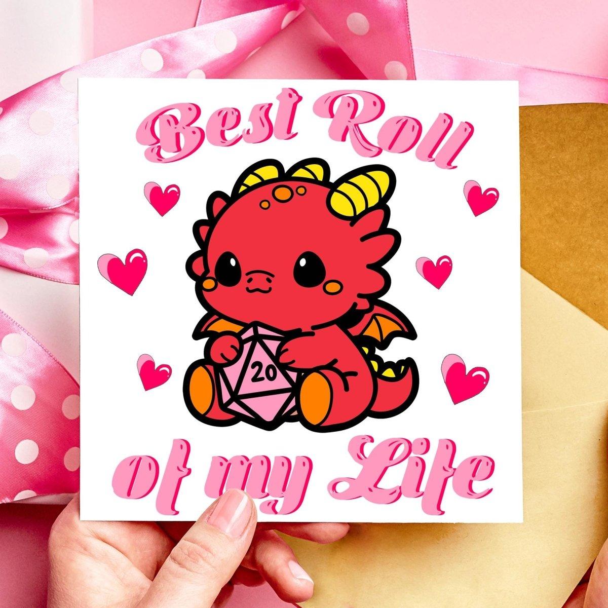 Best Roll of my Life DnD Valentines Day or Anniversary Card