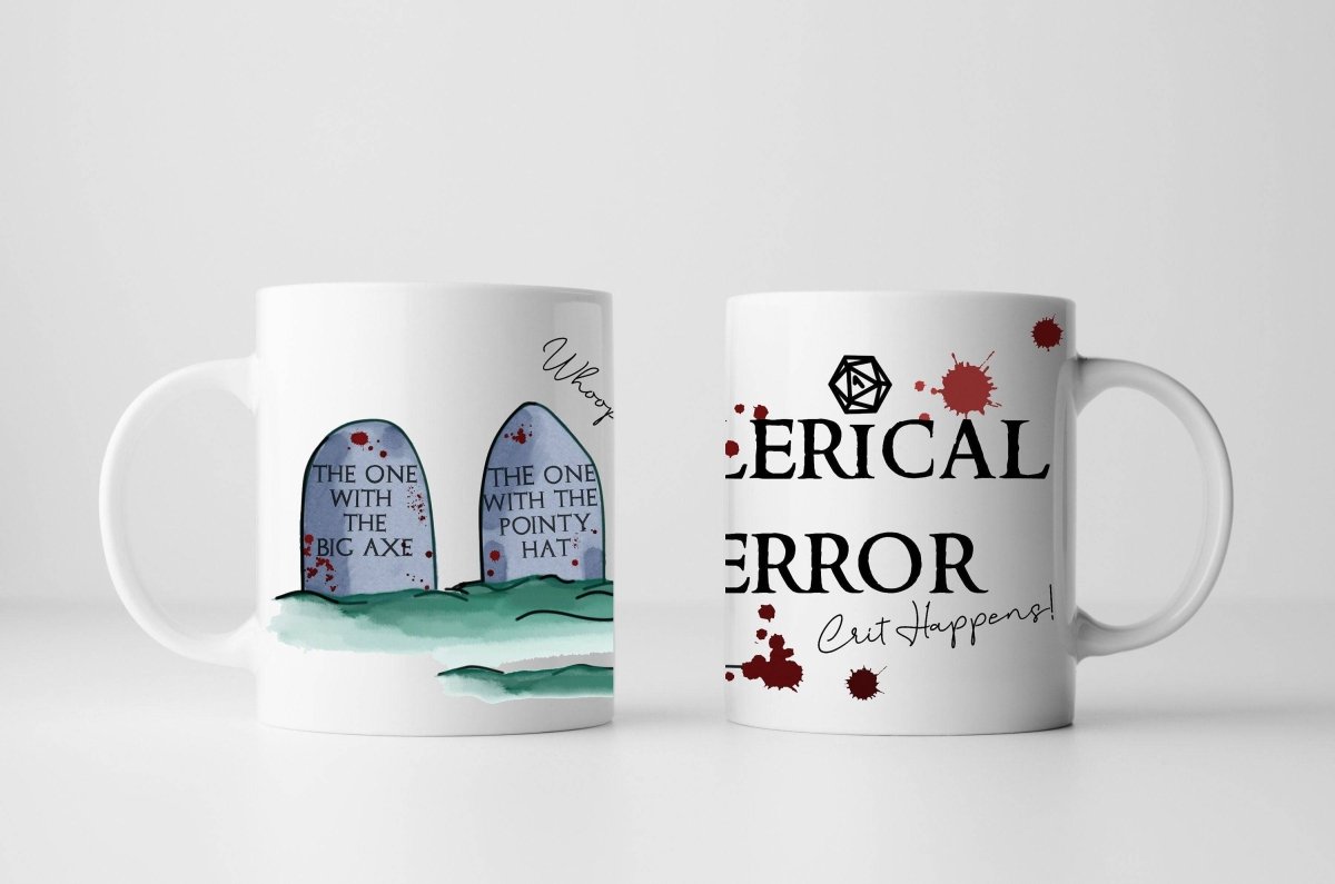 Clerical Error Pun Cleric DnD Mug
