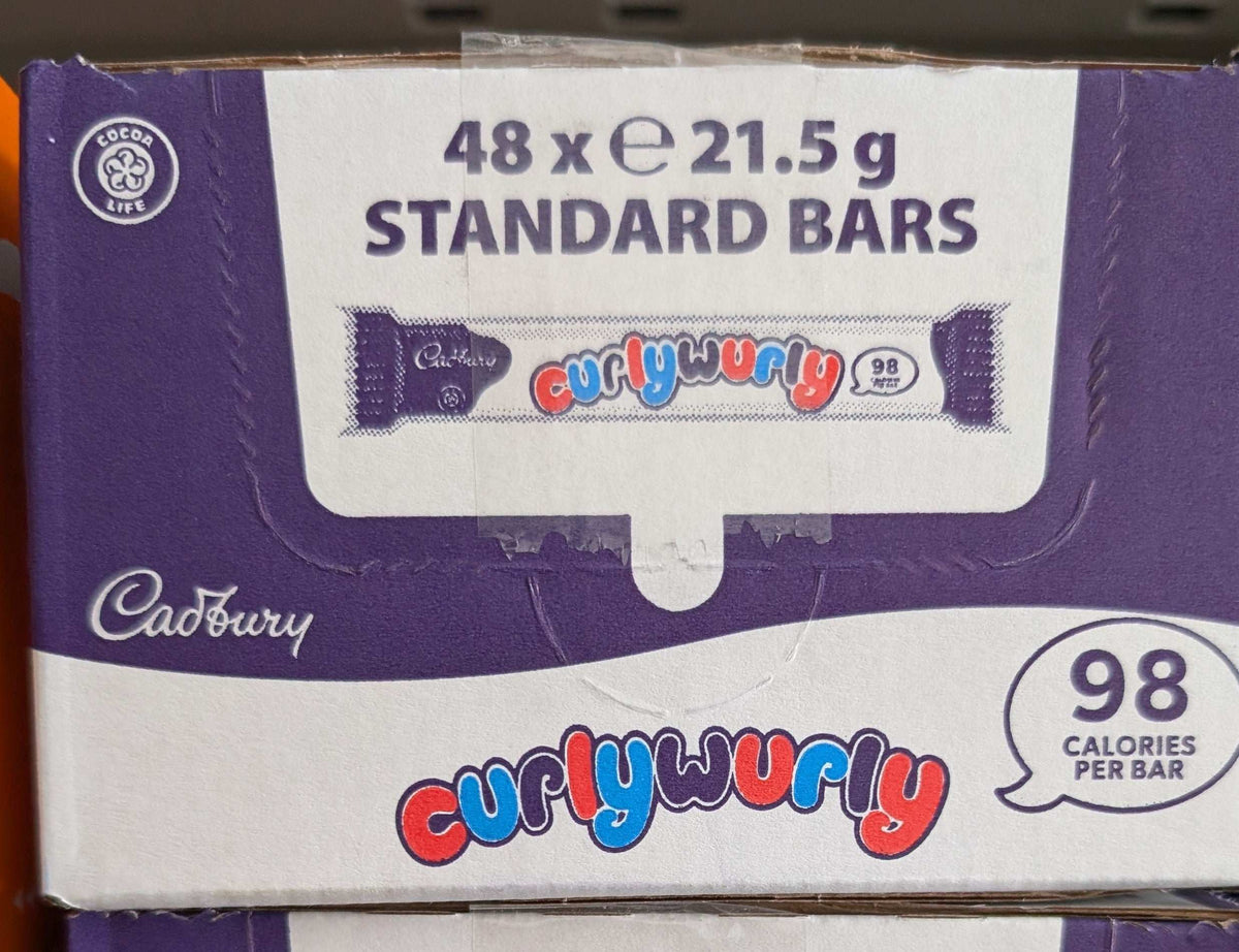 Curly Wurly Standard Bars (48 x 21.5g)