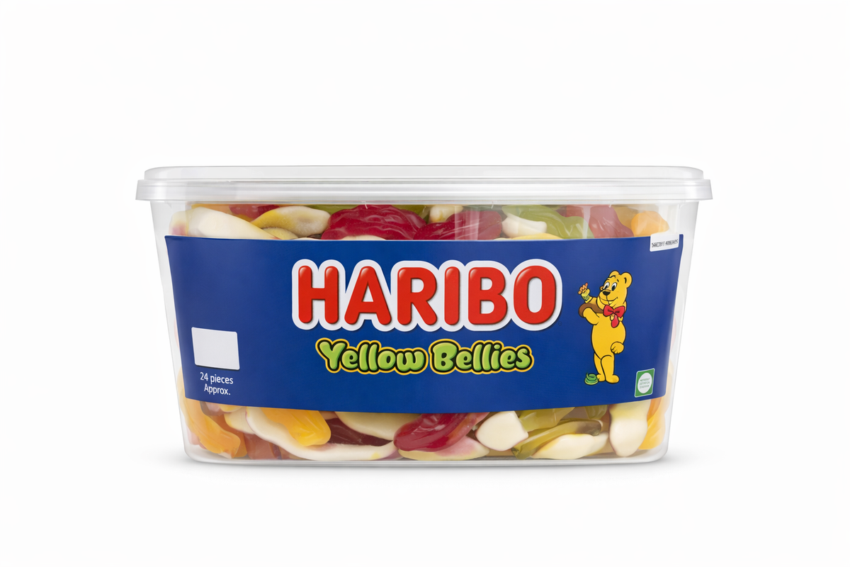 Haribo Yellow Bellies – 767g Tub