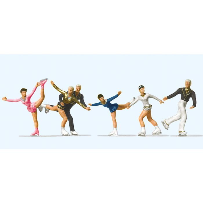 Figure Skaters (6) Terrarium Figures Set 10314