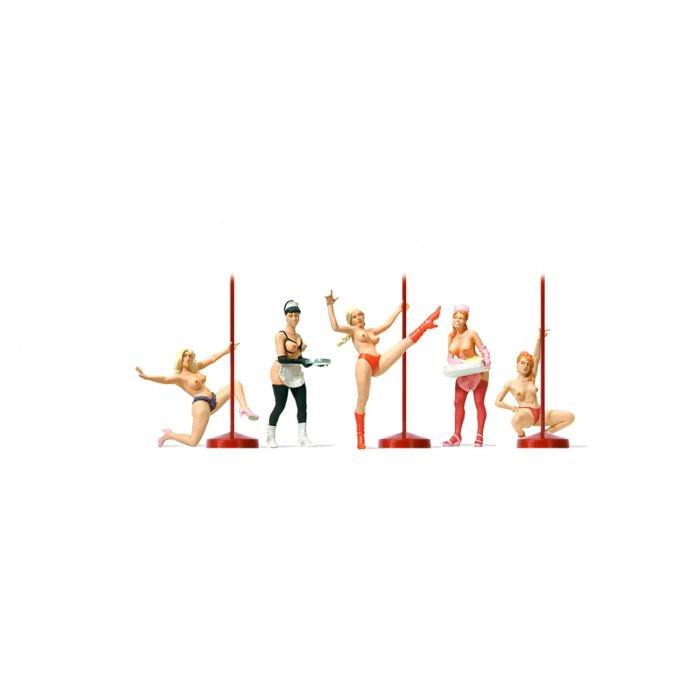 Pole Dancers (x5) Figure Set 0212556