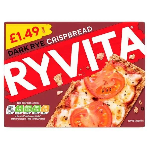 Ryvita Dark Rye Crispbread 200g (Case of 12)