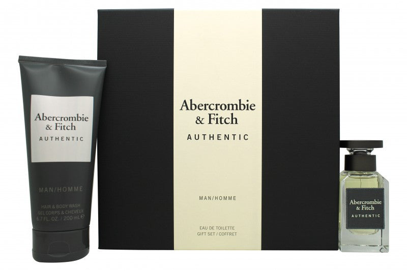 Abercrombie & Fitch Authentic Man Gift Set 50ml EDT + 200ml Hair & Body Wash