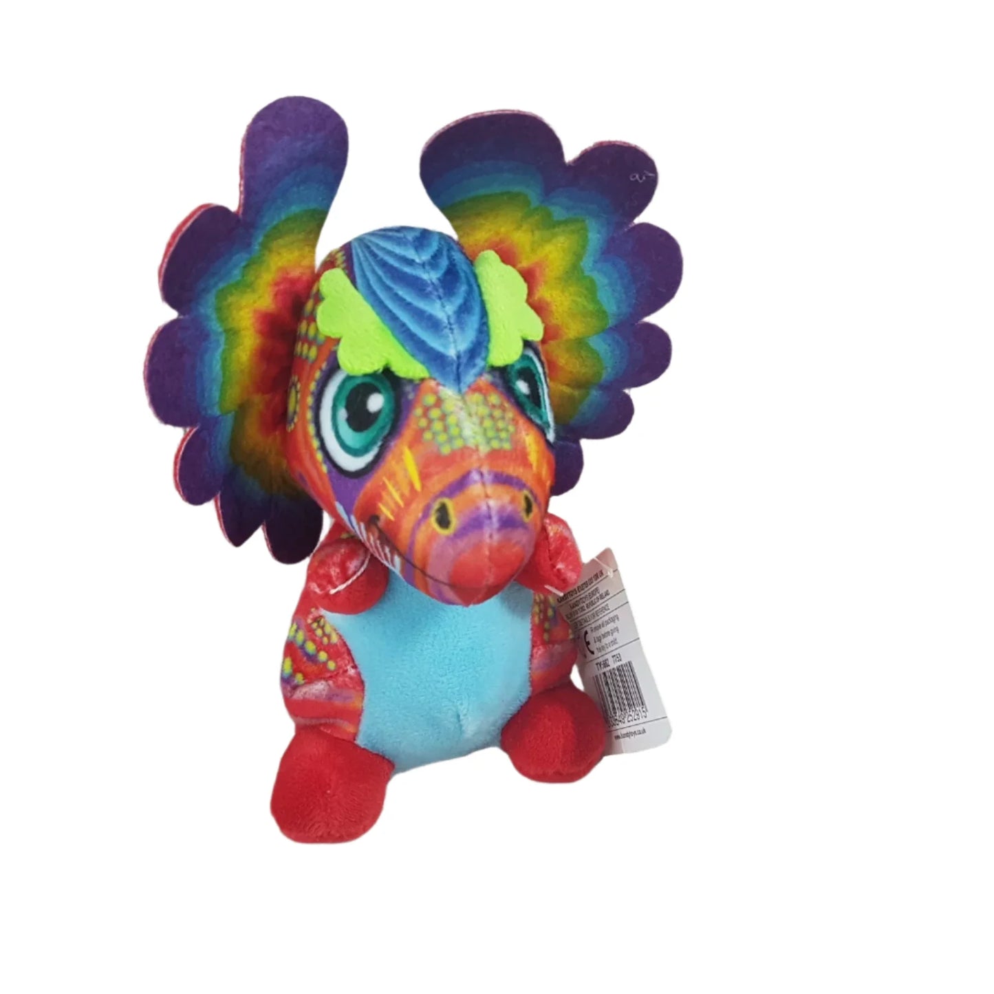 Adopt A Zany Dino Patterned Dinosaur Soft Plush Toy7